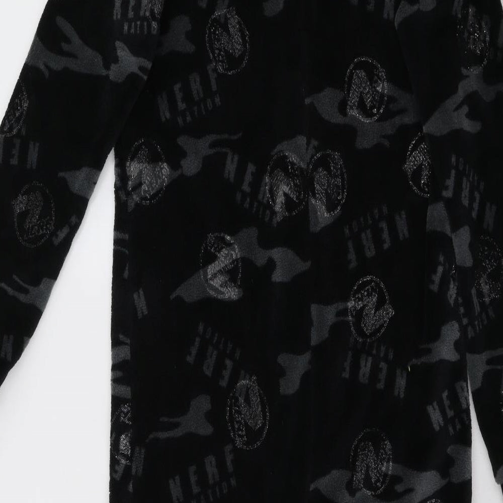 Tesco Boys Black    One Piece Size 14 Years  - nerf