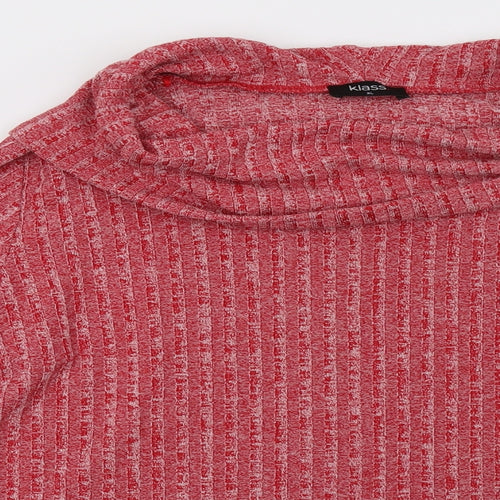 Klass Womens Pink   Pullover Sweatshirt Size XL