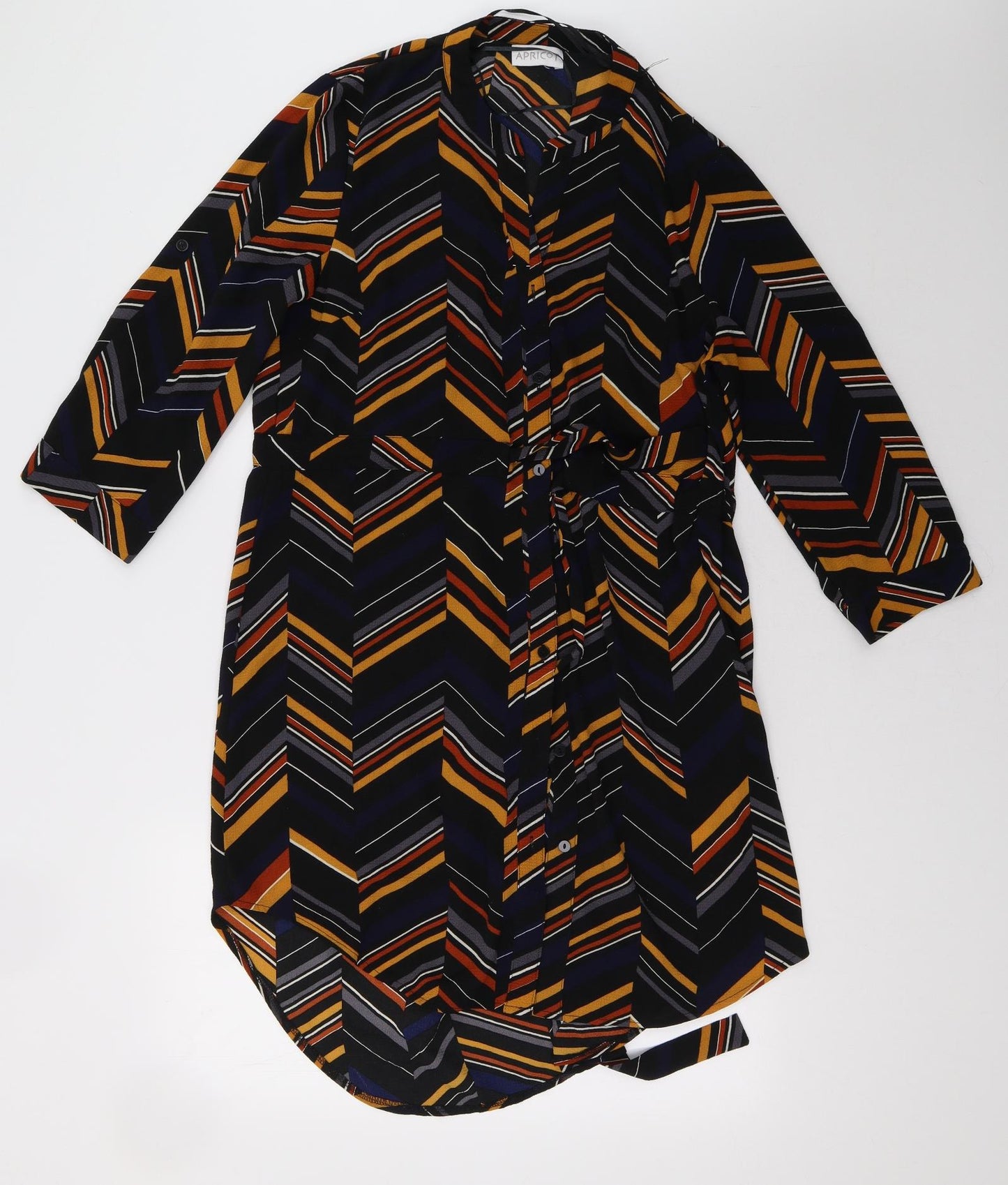 Apricot Womens Multicoloured Geometric  Shirt Dress  Size 12