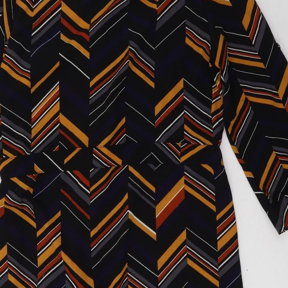 Apricot Womens Multicoloured Geometric  Shirt Dress  Size 12