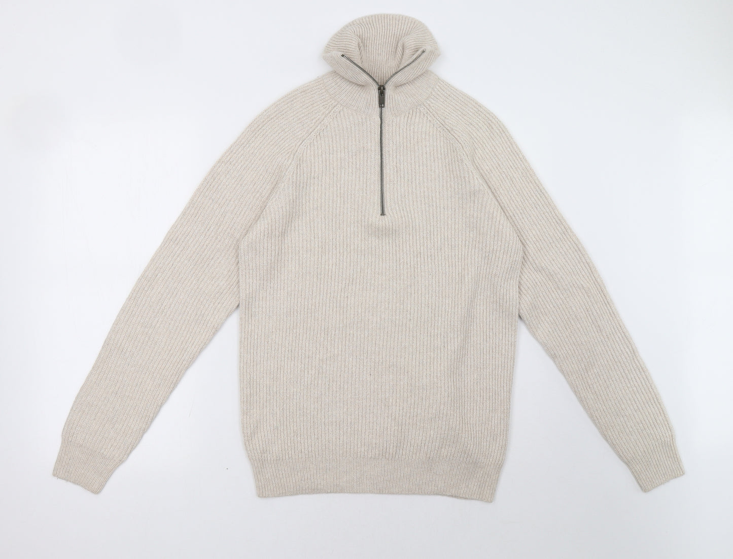 George Mens Beige   Pullover Sweatshirt Size M