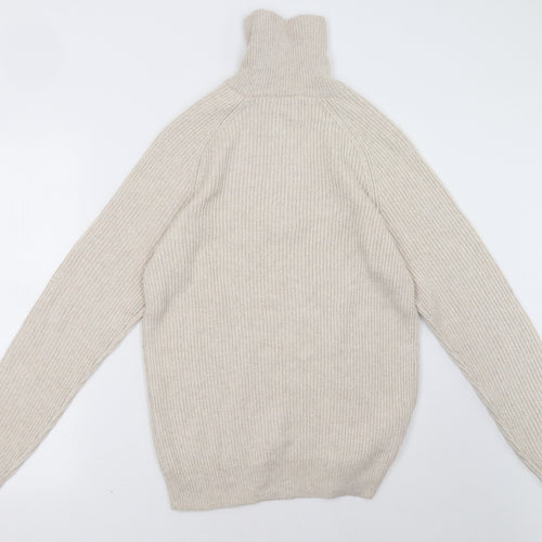 George Mens Beige   Pullover Sweatshirt Size M