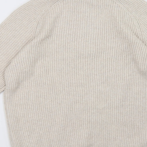 George Mens Beige   Pullover Sweatshirt Size M