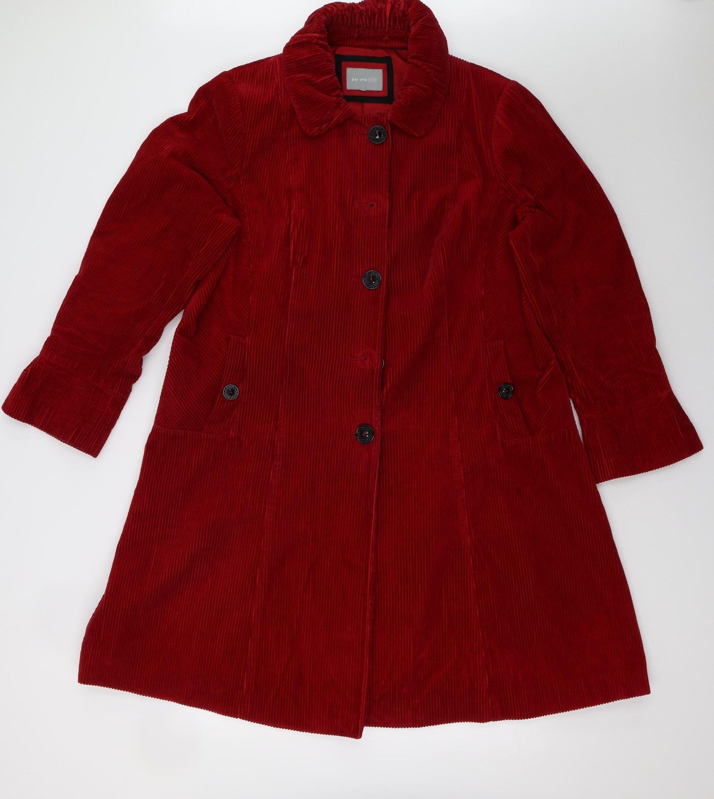 Marks and Spencer Womens Red   Overcoat Coat Size 20