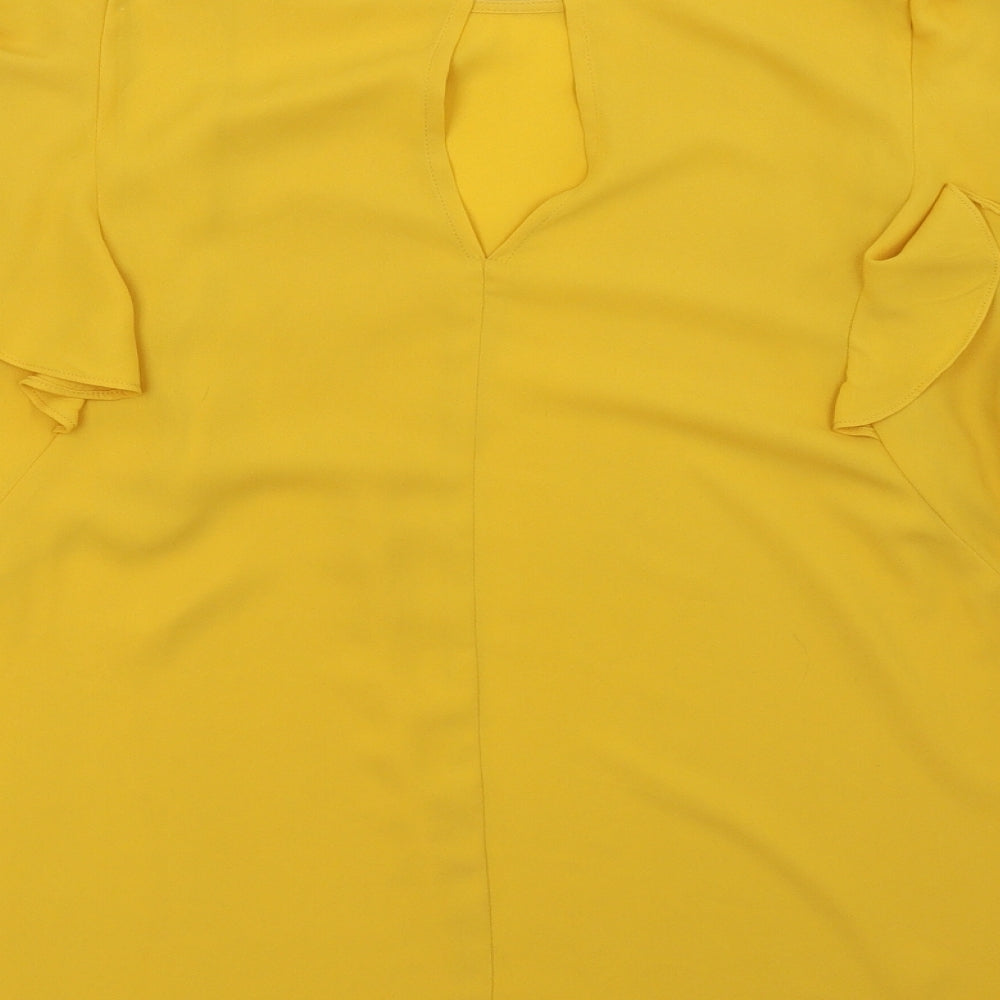 Matalan Womens Yellow   Basic Blouse Size 14