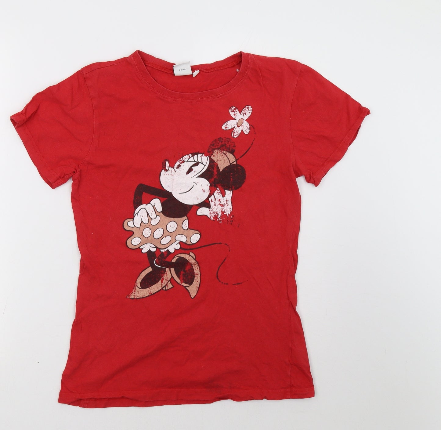 ethel austin Womens Red   Basic T-Shirt Size M  - Minnie Mouse