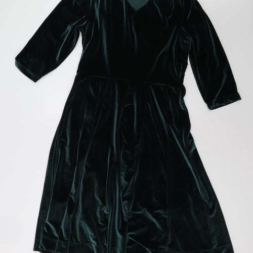 Cotton Traders Womens Green   A-Line  Size 12