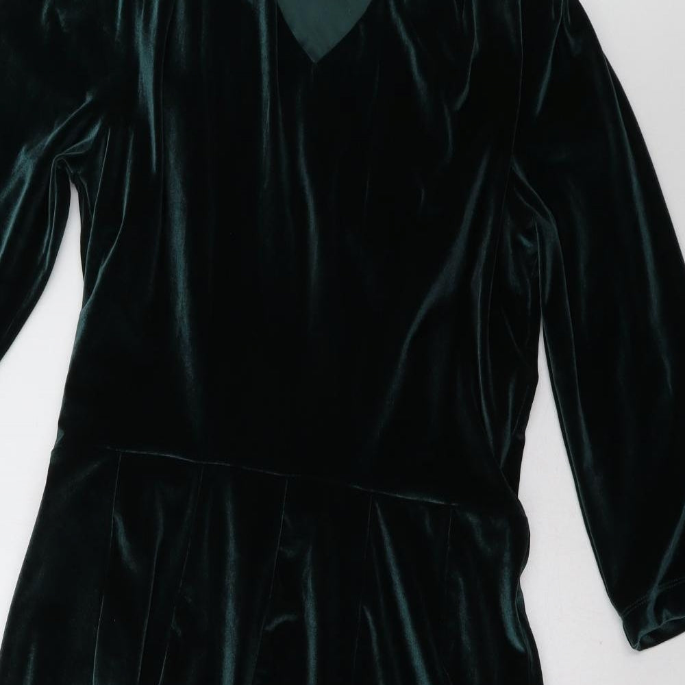 Cotton Traders Womens Green   A-Line  Size 12