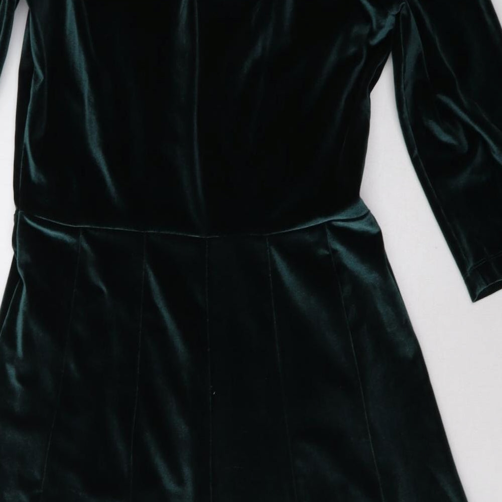 Cotton Traders Womens Green   A-Line  Size 12