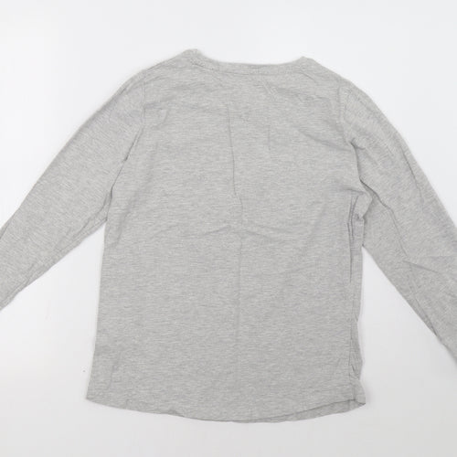 Avenue Womens Grey    Pyjama Top Size S  - christmas