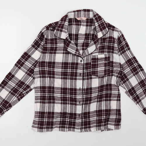 Boux Avenue Womens Purple Check   Pyjama Set Size 12
