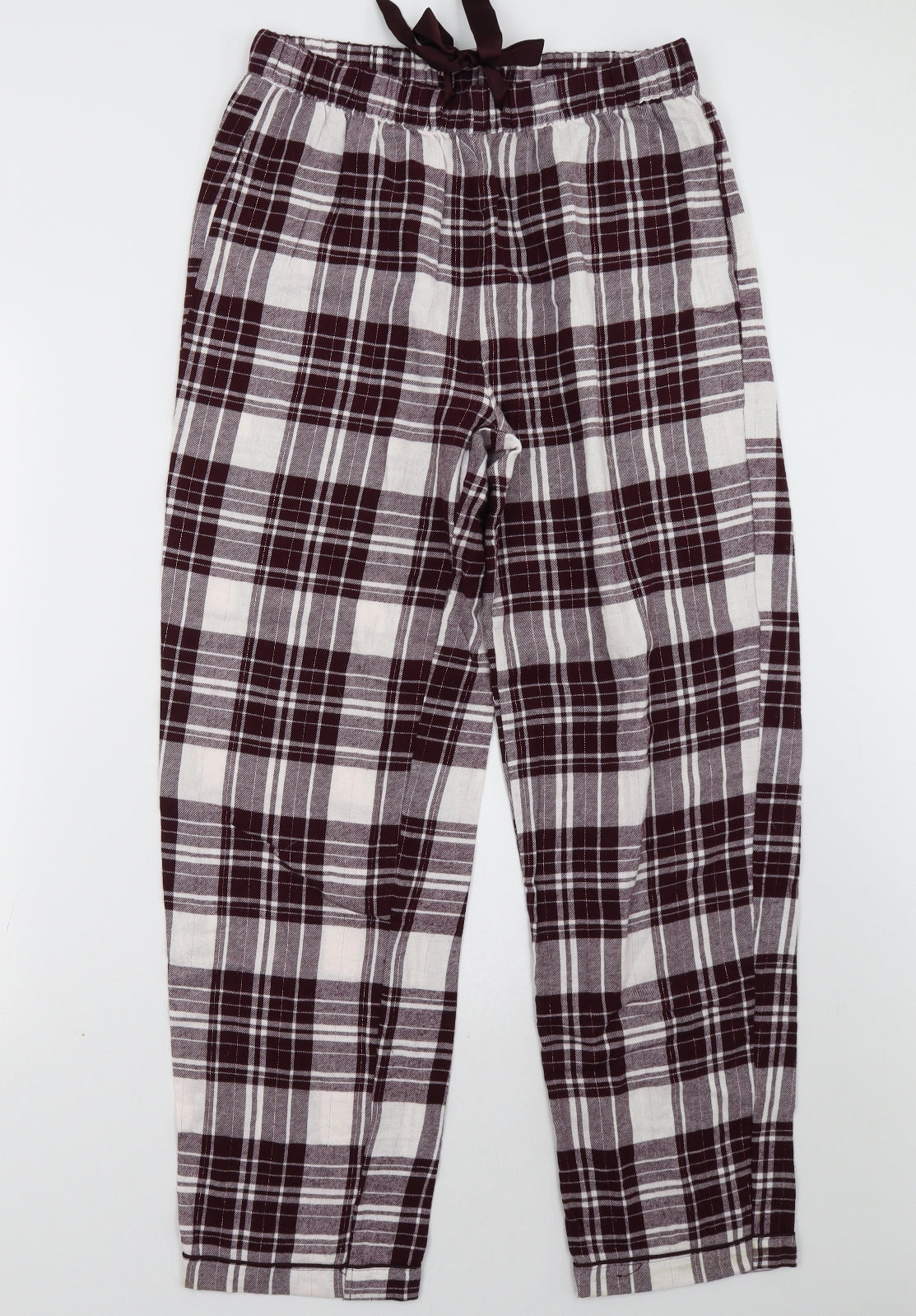 Boux Avenue Womens Purple Check   Pyjama Set Size 12