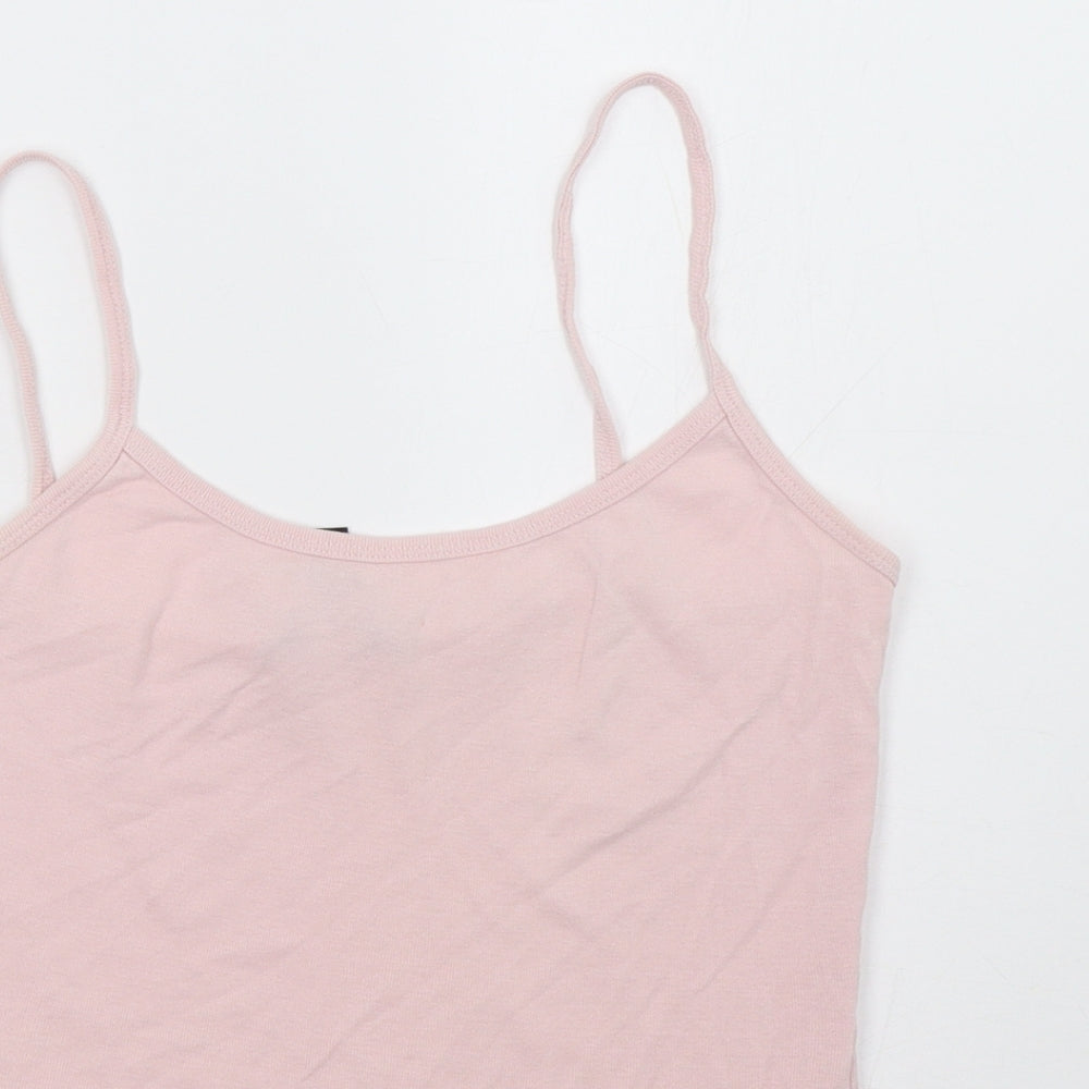 New Look Womens Pink   Basic Tank Size S