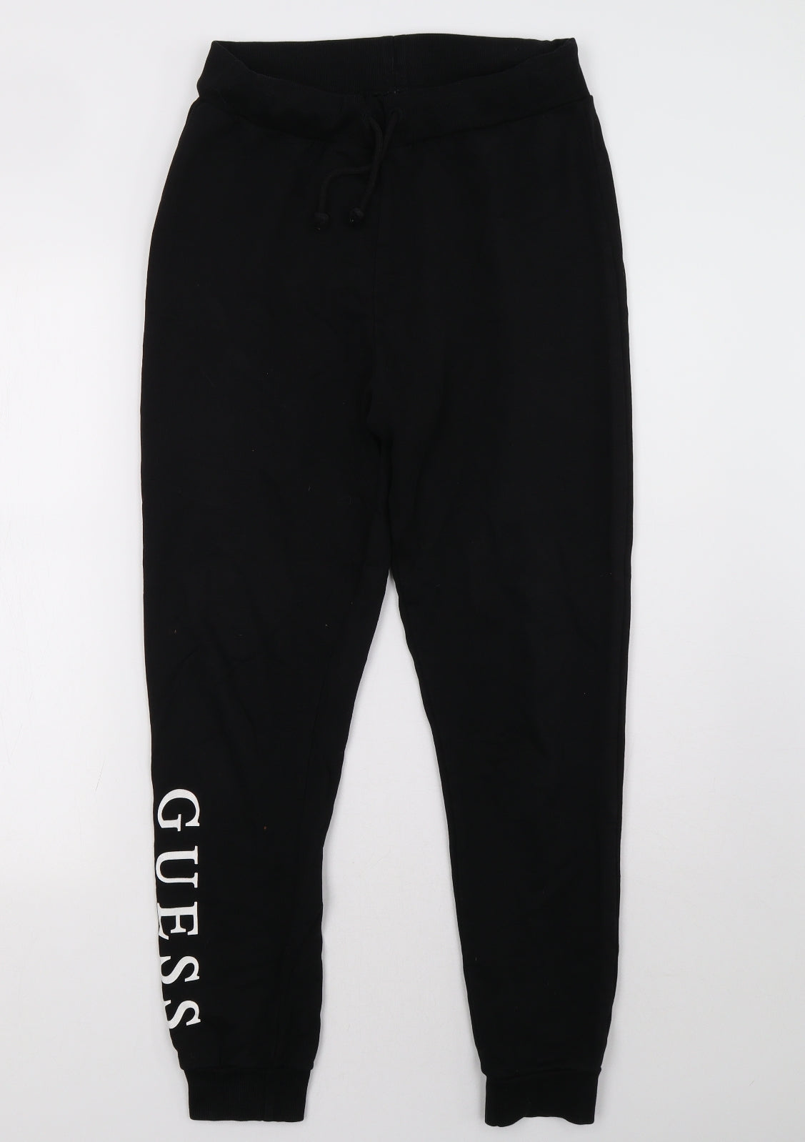 GUESS Womens Black   Jogger Trousers Size S L30 in