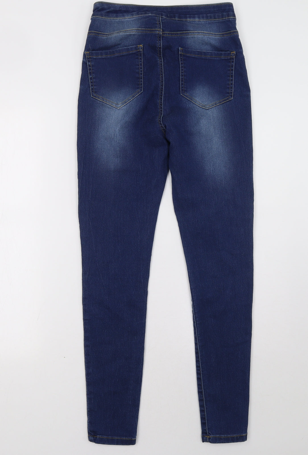 Pink Boutique Womens Blue  Denim Skinny Jeans Size 12 L30 in