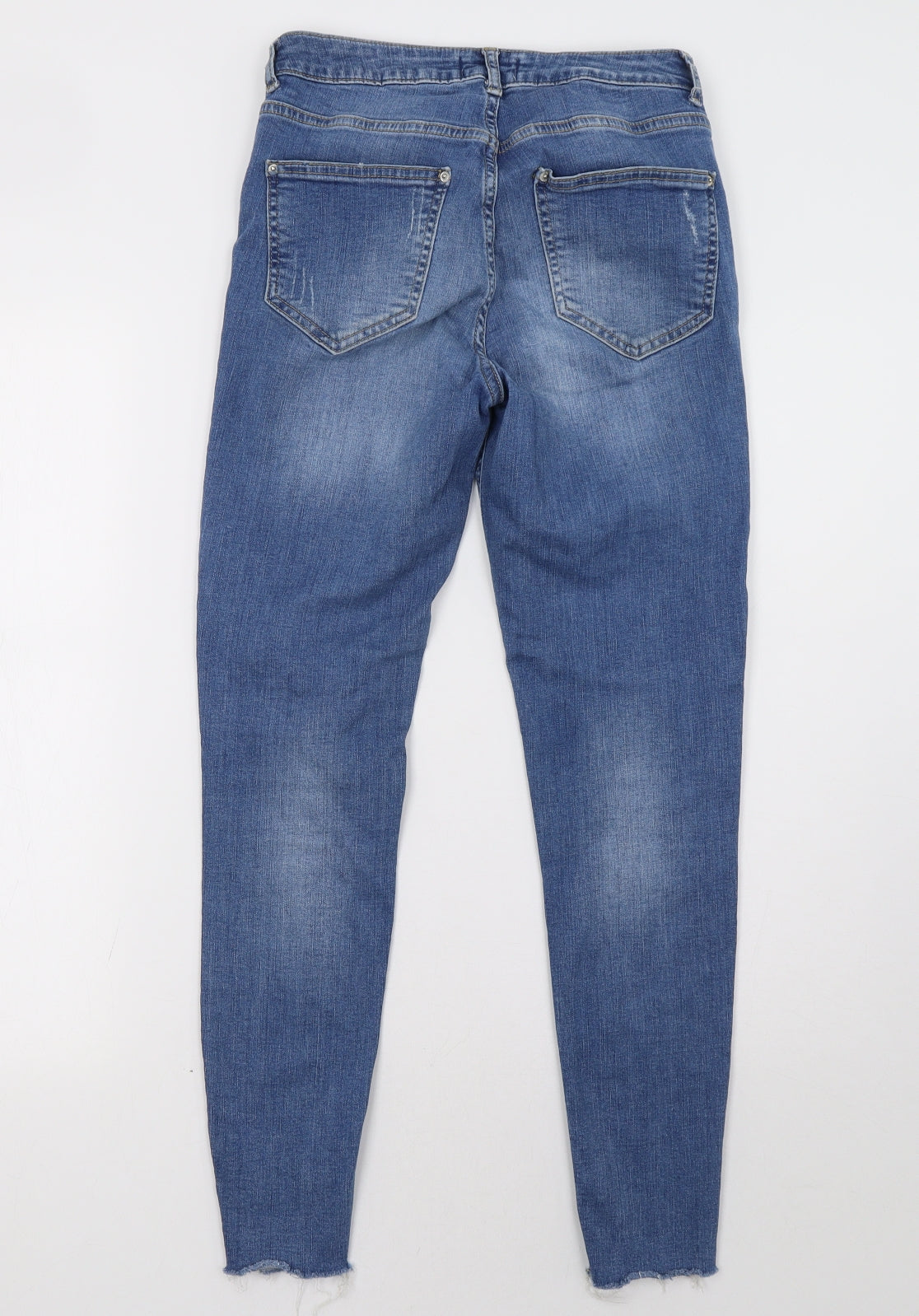 Miss Selfridge Womens Blue  Denim Skinny Jeans Size 10 L29 in