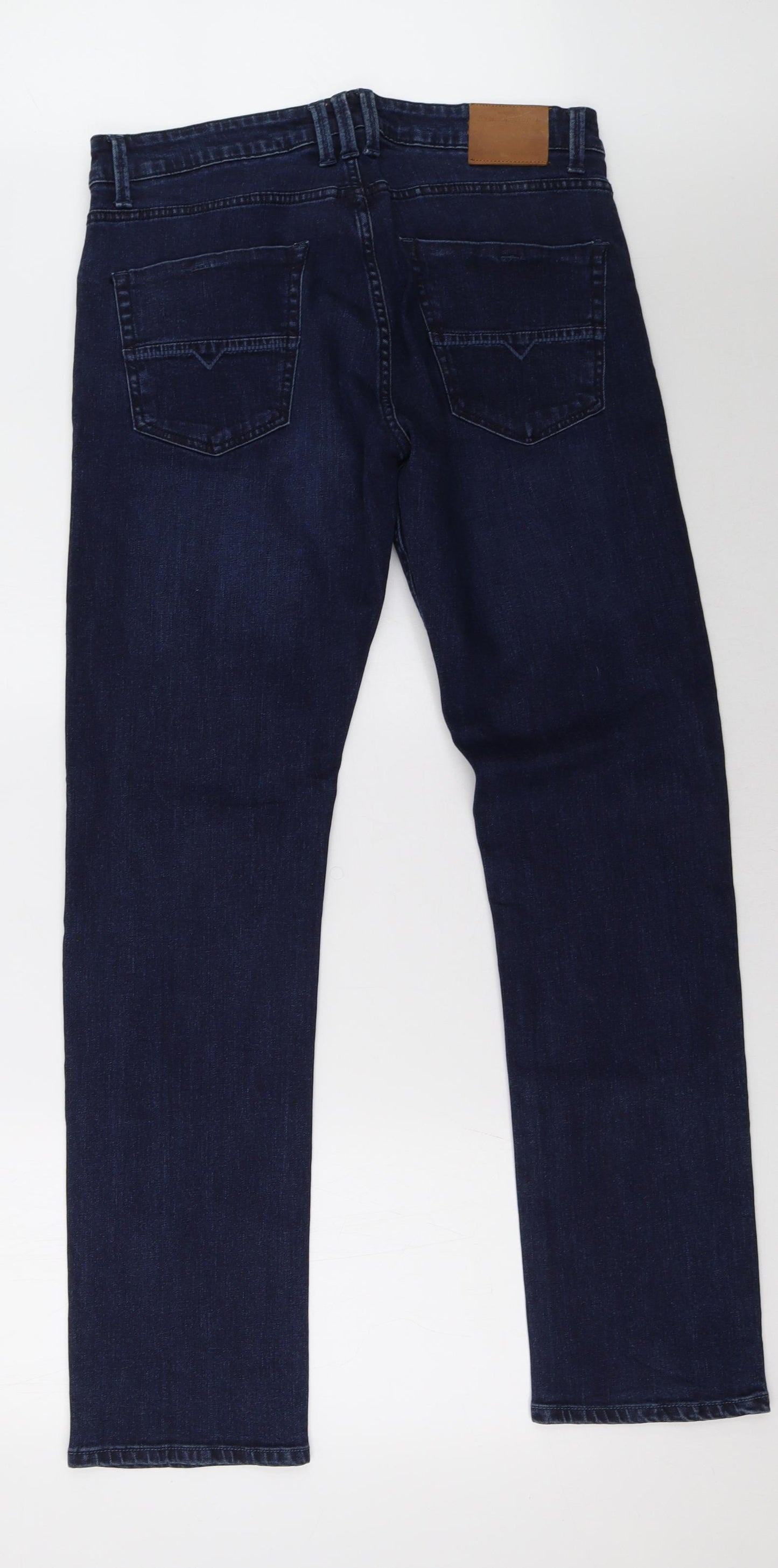 uniworth Mens Blue   Straight Jeans Size 36 L32 in