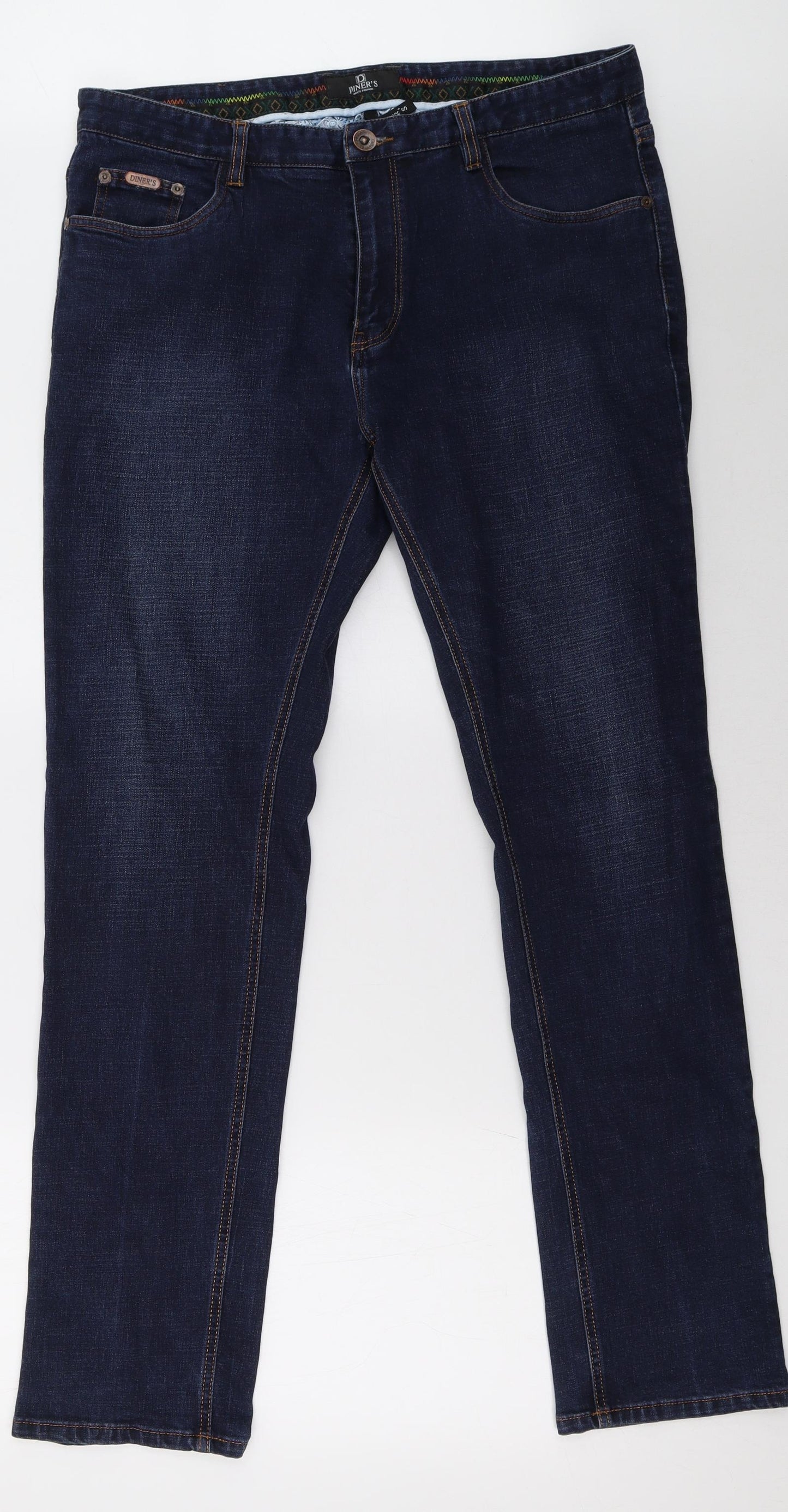 diners  Mens Blue  Denim Straight Jeans Size 36 L33 in