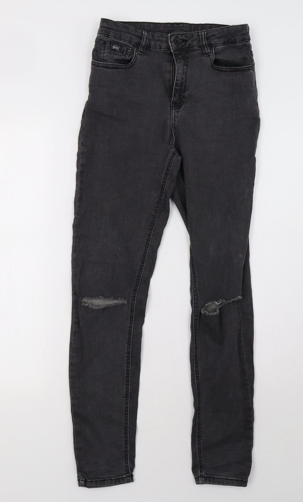 Superdry Womens Black   Skinny Jeans Size 8 L32 in