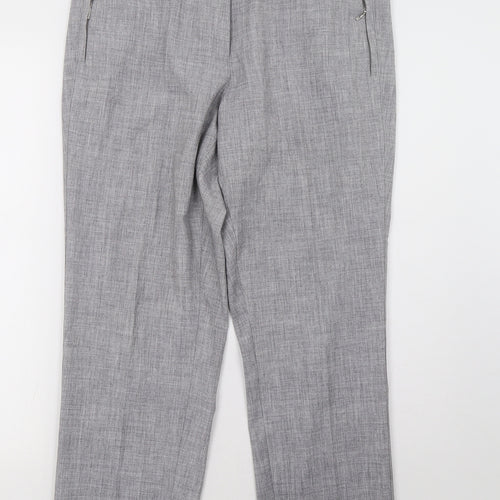 Marks and Spencer Womens Grey   Trousers  Size 14 L30 in