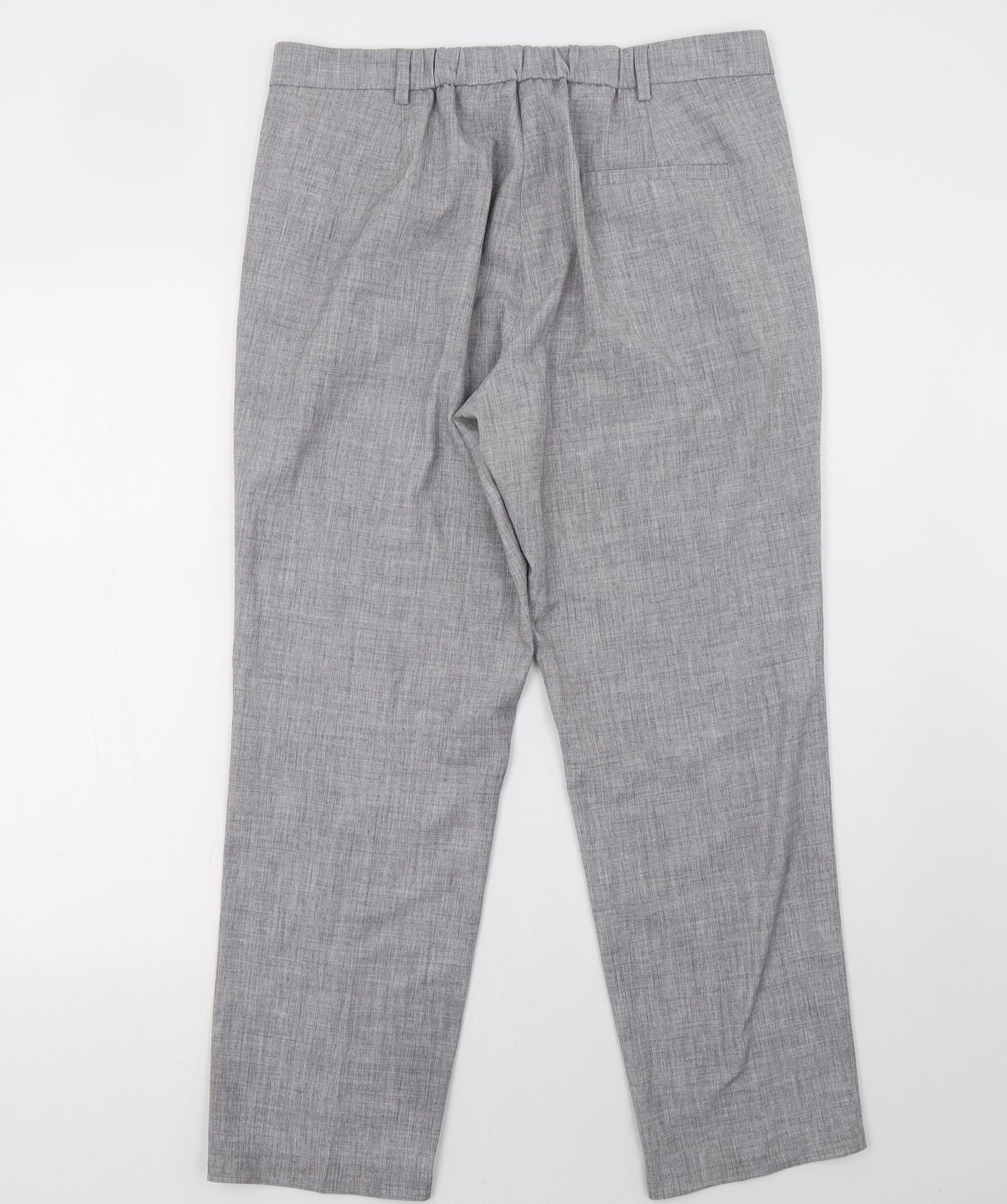 Marks and Spencer Womens Grey   Trousers  Size 14 L30 in