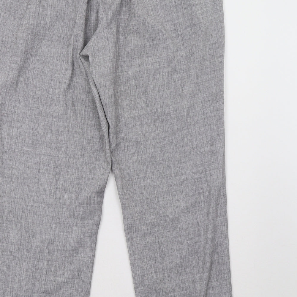 Marks and Spencer Womens Grey   Trousers  Size 14 L30 in