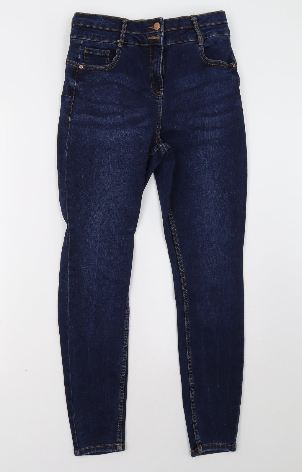 Matalan Womens Blue  Denim Skinny Jeans Size 12 L30 in