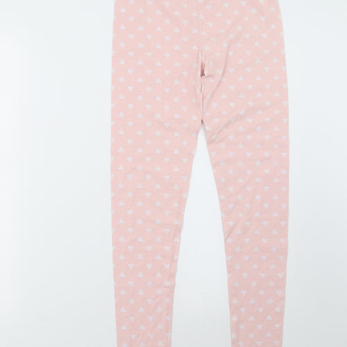 Sainsburys Girls Pink Polka Dot   Pyjama Pants Size 12 Years