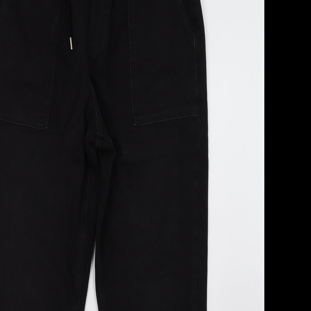 by very Womens Black   Mom Jeans Size 14 L32 in