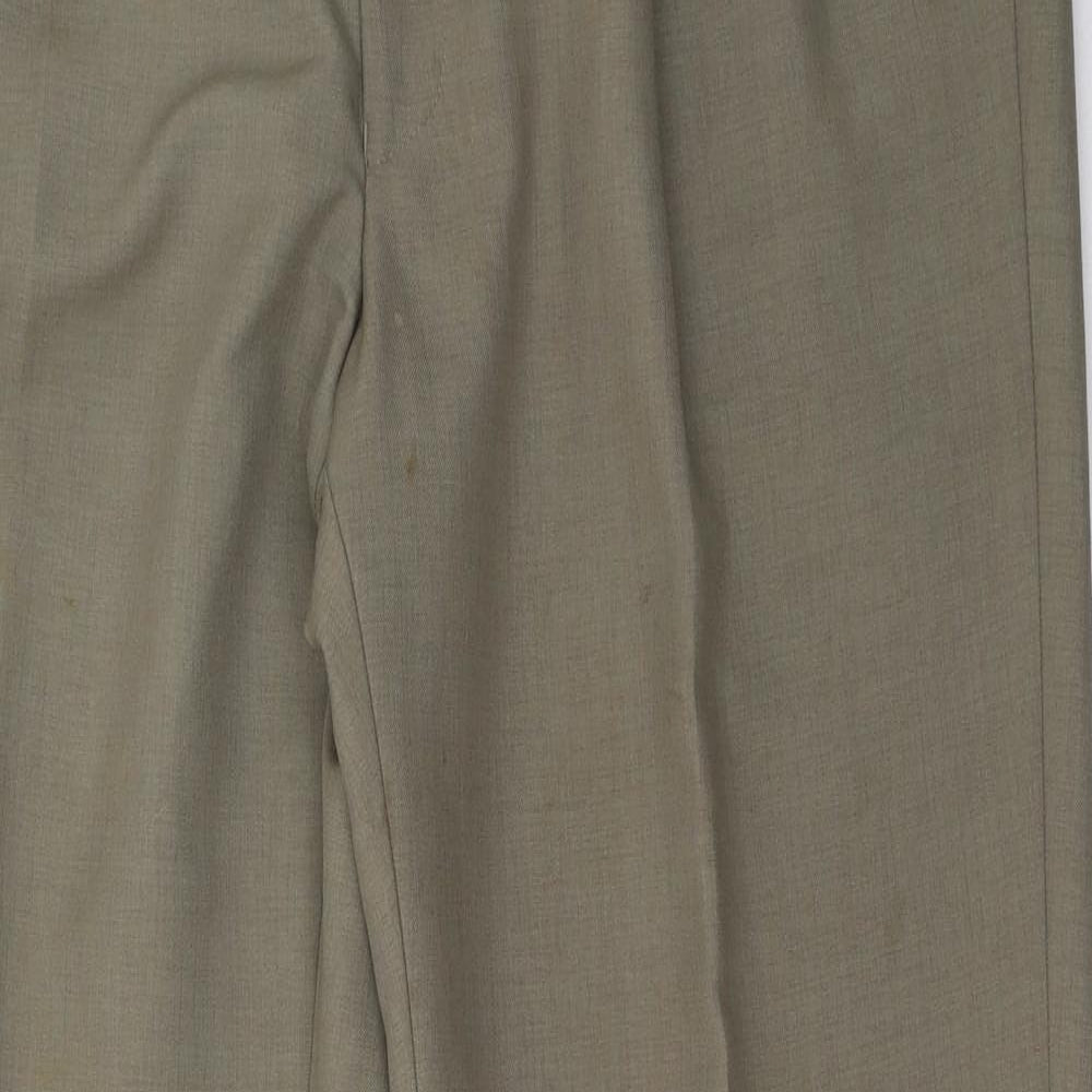 Marks and Spencer Mens Green   Trousers  Size 38 L33 in