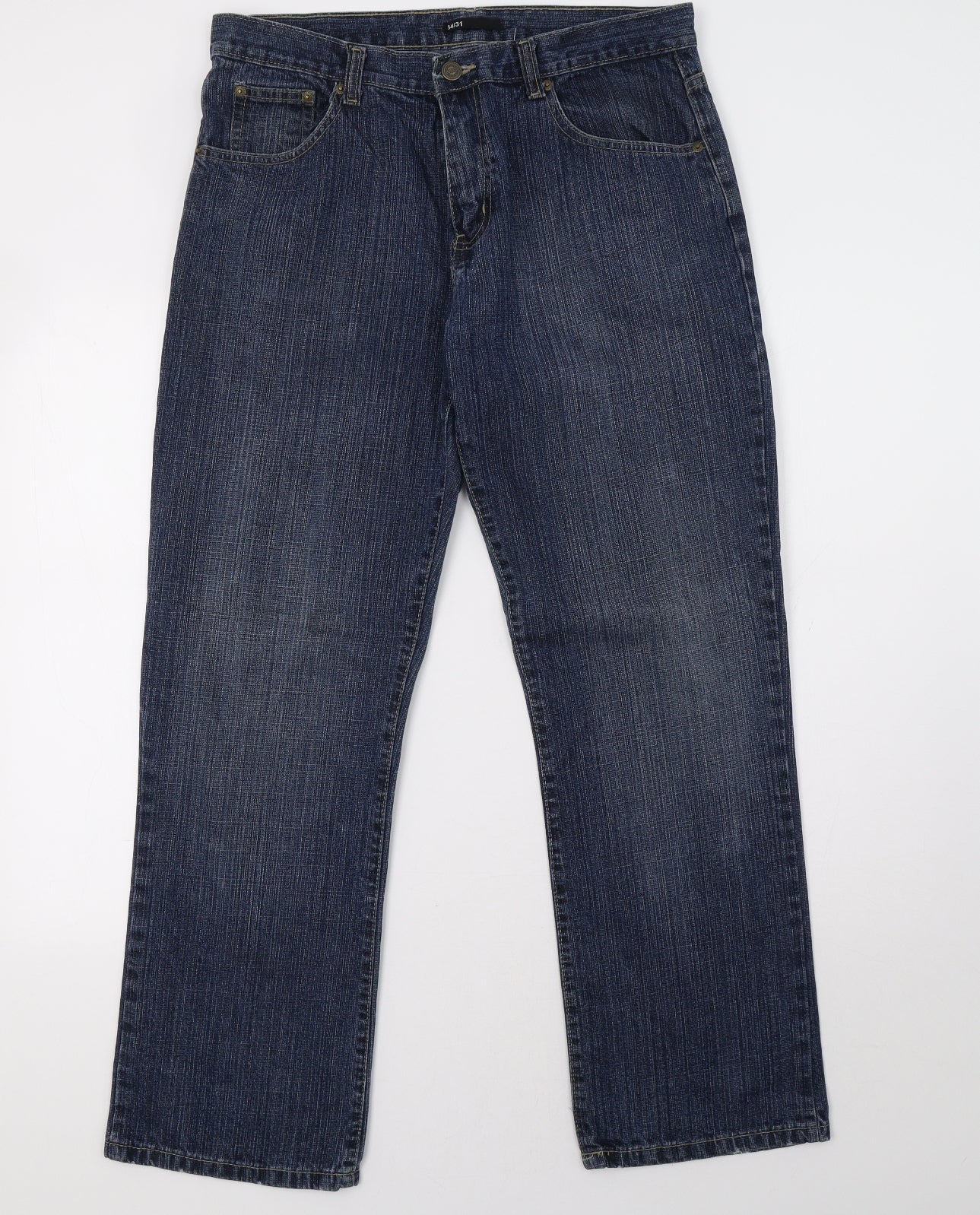 ethel austin Mens Blue   Straight Jeans Size 34 L31 in