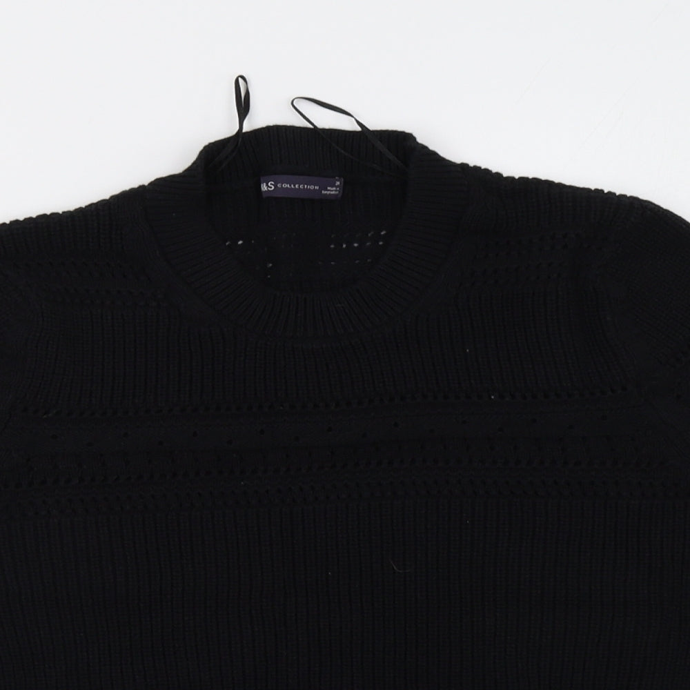Marks and Spencer Womens Black   Pullover Sweatshirt Size 20