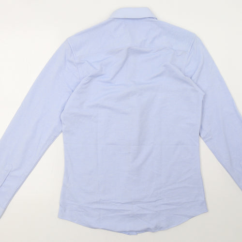 Harry Brown Mens Blue    Button-Up Size S