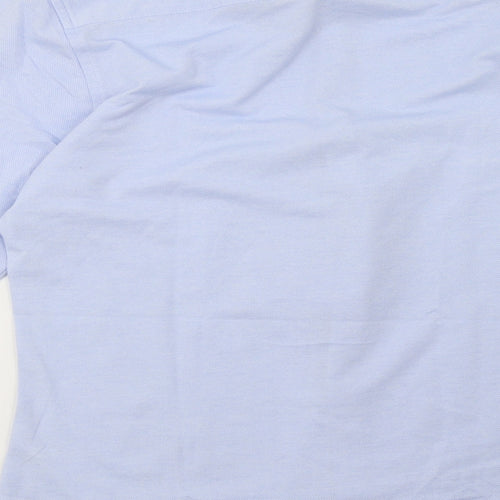Harry Brown Mens Blue    Button-Up Size S