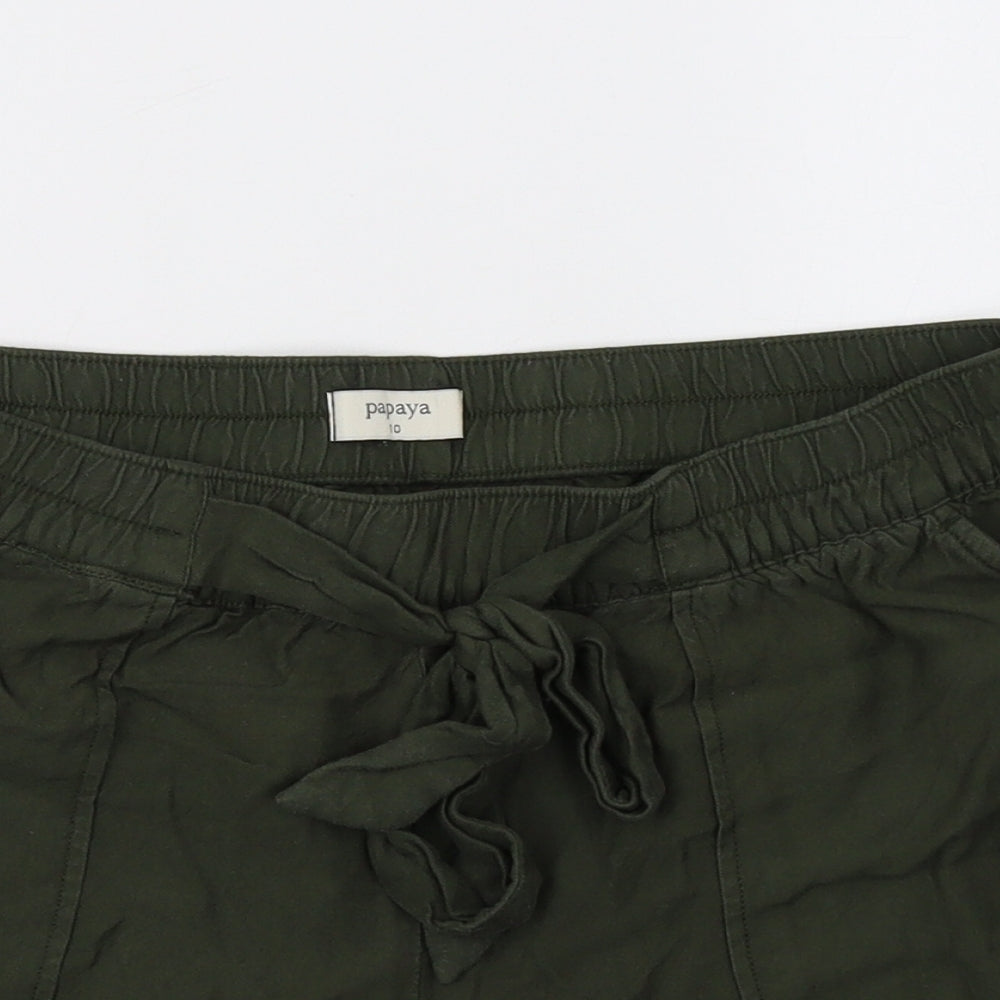 Matalan Womens Green   Sweat Shorts Size 10
