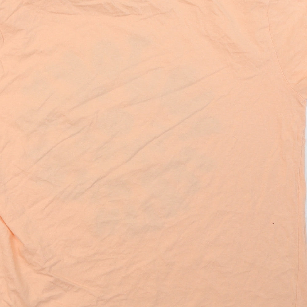 Primark Mens Orange    T-Shirt Size L