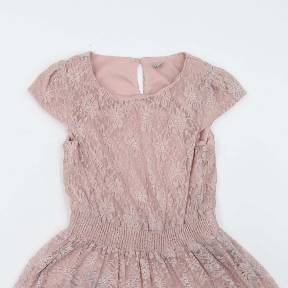 Sainsburys Girls Pink   A-Line  Size 11 Years