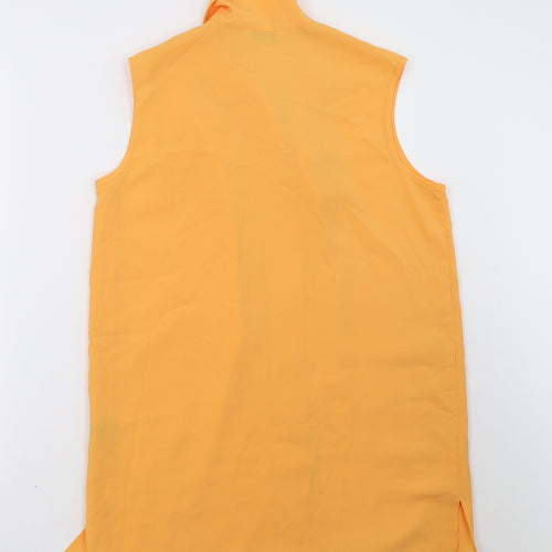 design essentials Womens Orange   Basic Button-Up Size 14