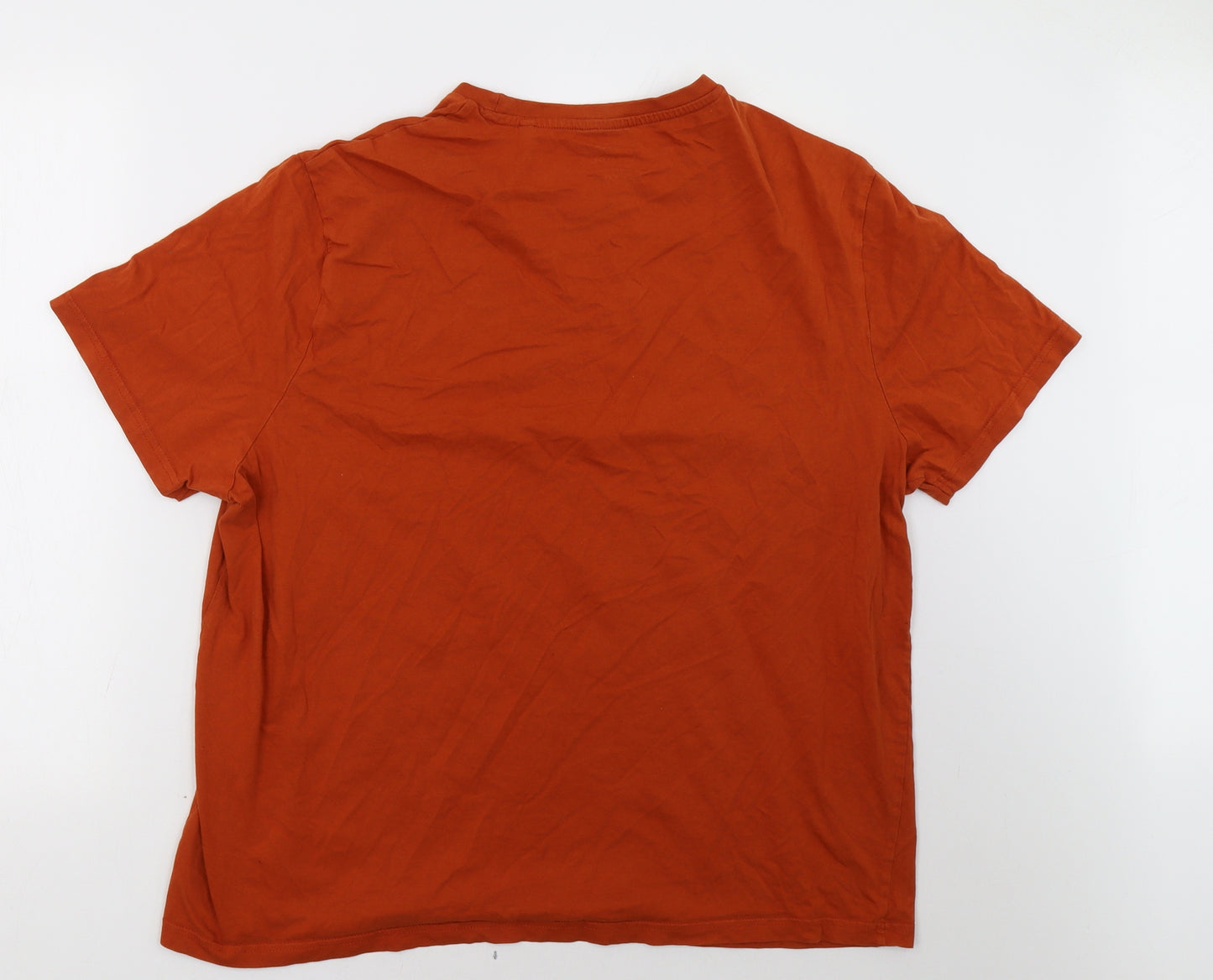 George Mens Orange    T-Shirt Size 2XL