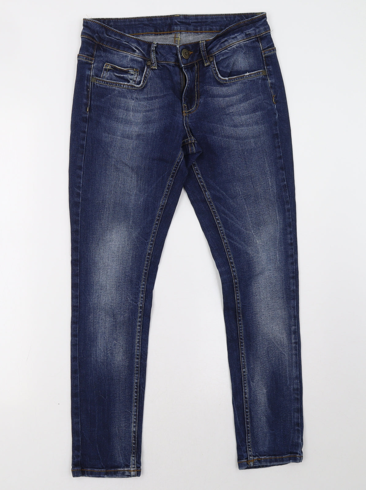 Dorothy Perkins Womens Blue   Straight Jeans Size 8 L27 in