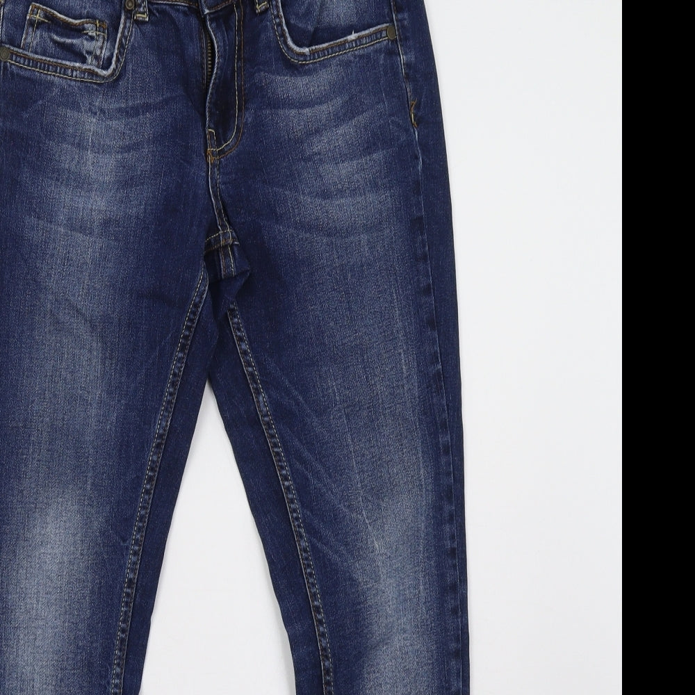 Dorothy Perkins Womens Blue   Straight Jeans Size 8 L27 in