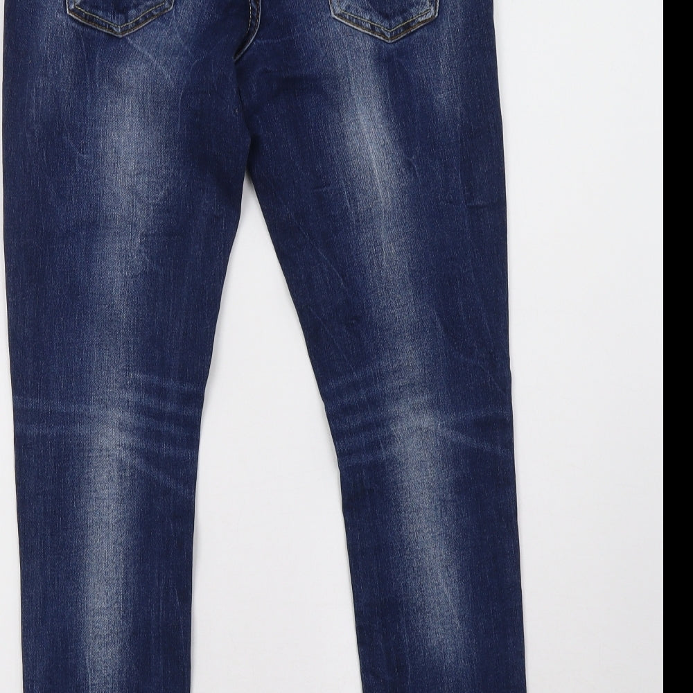Dorothy Perkins Womens Blue   Straight Jeans Size 8 L27 in