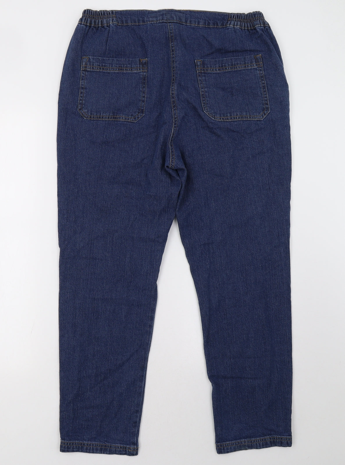 Amber Womens Blue   Straight Jeans Size 14 L30 in