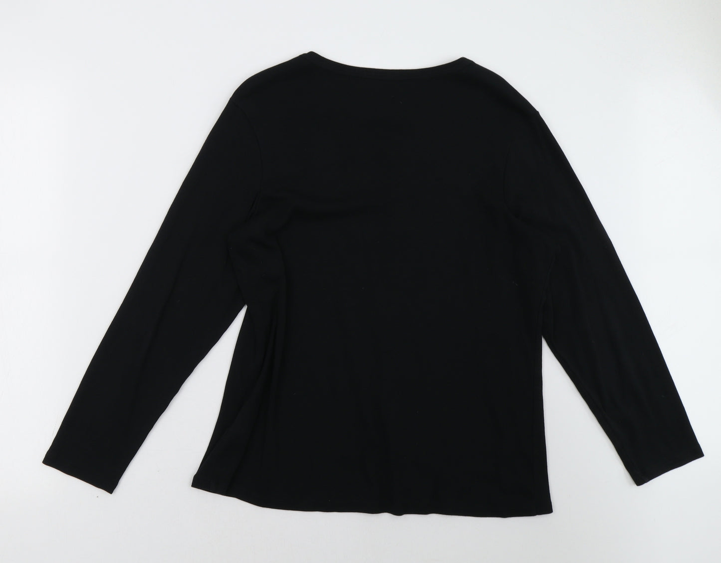 Marks and Spencer Womens Black   Pullover Sweatshirt Size 20