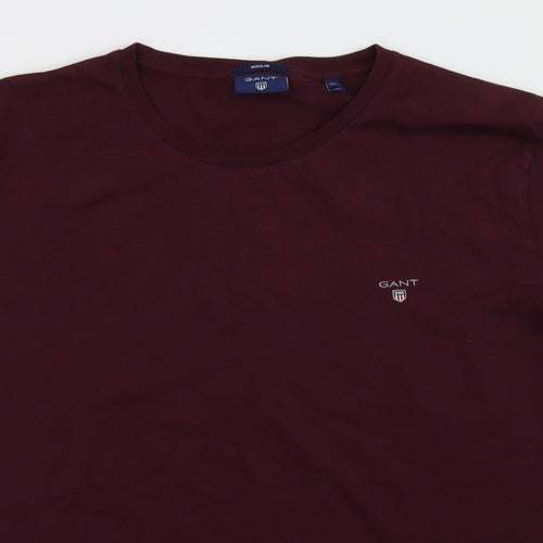 GANT Mens Purple    T-Shirt Size XL