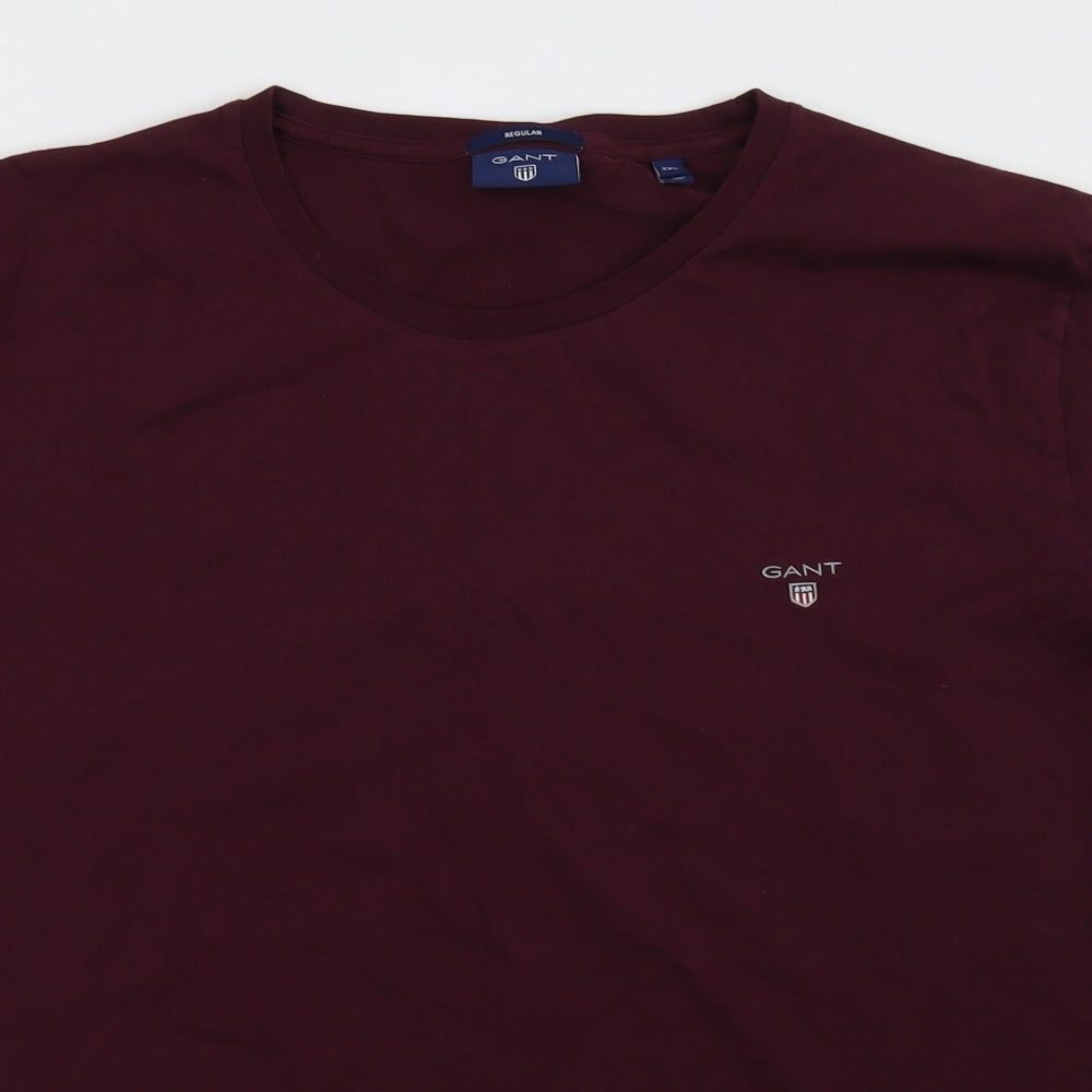GANT Mens Purple    T-Shirt Size XL