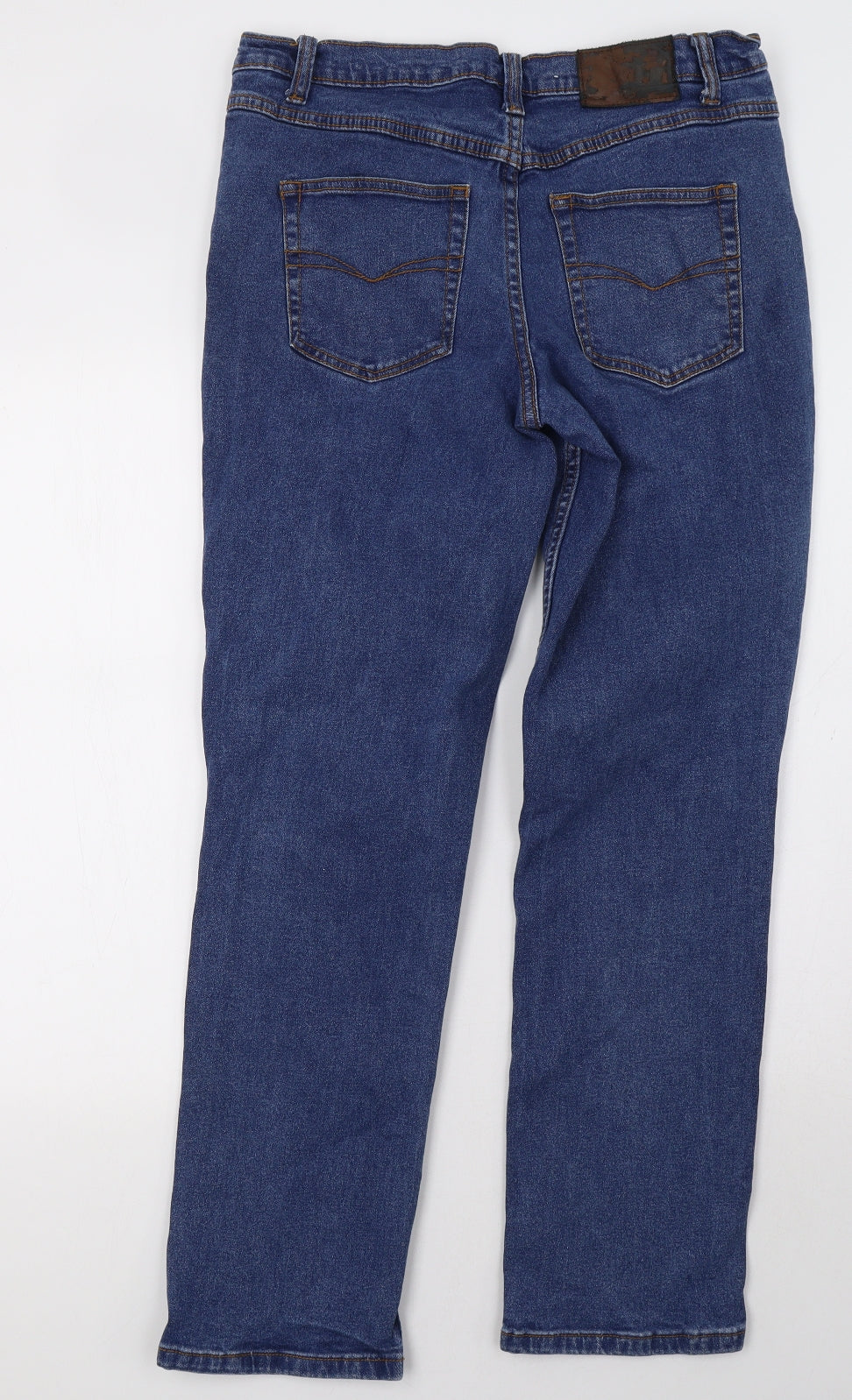 Cotton Traders Mens Blue   Straight Jeans Size 34 L32 in