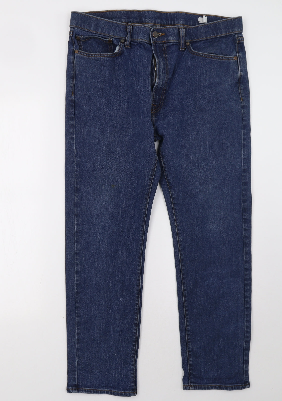 Marks and Spencer Mens Blue   Straight Jeans Size 38 L29 in