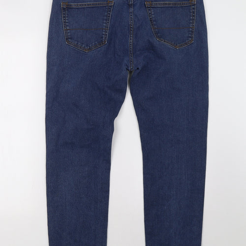 Marks and Spencer Mens Blue   Straight Jeans Size 38 L29 in