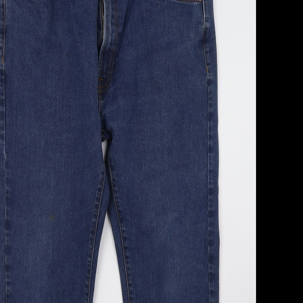 Marks and Spencer Mens Blue   Straight Jeans Size 38 L29 in